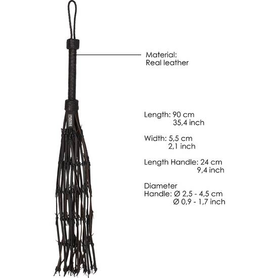 AZOTADOR DE CUERO CON ALAMBRE - Azotador - SEXSHOP