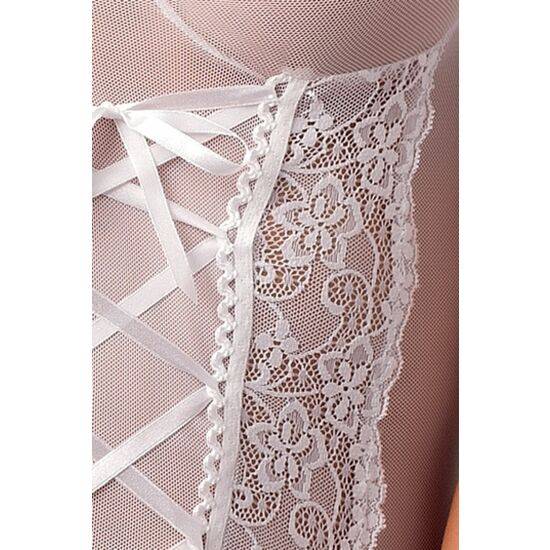CORPIÑO SEXY DE LENCERÍA FEMENINA DE TUL Y ENCAJE NEGRO - Corsé - SEXSHOP