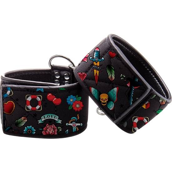 ESPOSA ESTILO TATTOO - NEGRO - Esposas - SEXSHOP