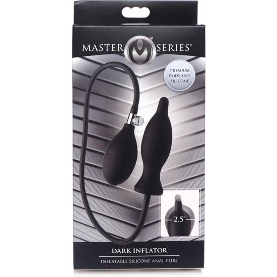 INFLADOR ANAL DE SILICONA - NEGRO - Hinchable - SEXSHOP