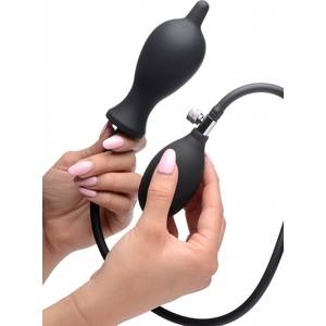 INFLADOR ANAL DE SILICONA - NEGRO - Hinchable - SEXSHOP