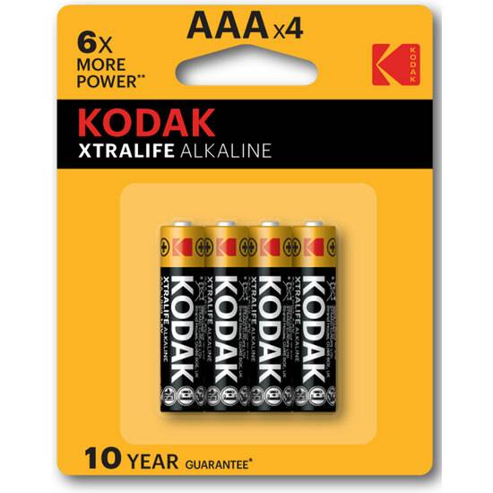 KODAK XTRALIFE ALKALINE AAA - 10 PACKS DE 4UDS - varios - pilas - Sex Shop ARTICULOS EROTICOS