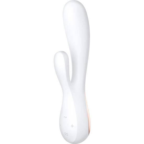 SATISFYER MONO FLEX BLANCO CON APP - Estimuladores Mariposas y Conejitos - Sex Shop ARTICULOS EROTICOS