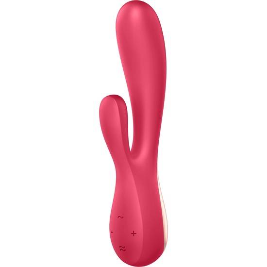 SATISFYER MONO FLEX ROJO CON APP - Estimuladores Mariposas y Conejitos - Sex Shop ARTICULOS EROTICOS