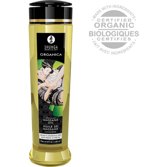 SHUNGA ACEITE COMESTIBLE DE MASAJE EROTICO ORGANICA - Cosmética Erótica Varios - Sex Shop ARTICULOS EROTICOS