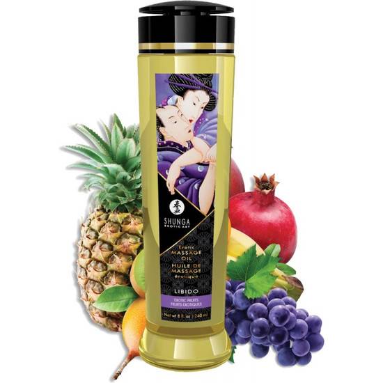 SHUNGA ACEITE DE MASAJE EROTICO LIBIDO - Cosmetica Erótica Aceites Aromáticos - Sex Shop ARTICULOS EROTICOS