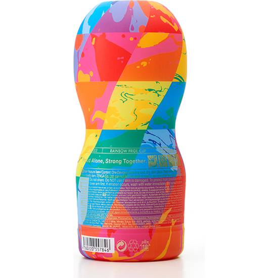 TENGA - MASTURBADOR ORIGINAL VACUUM CUP RAINBOW UNITE WITH PRIDE - Braguitas y Tangas - SEXSHOP