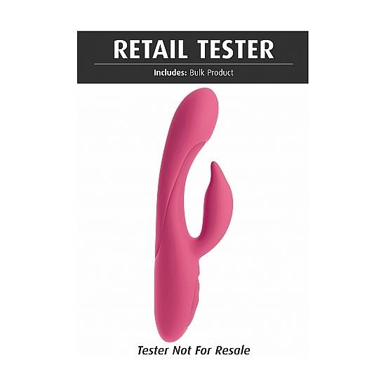TESTER - ULTIMATE RABBITS RETAIL NO. 1 - ROSA - Estimuladores Mariposas y Conejitos - Sex Shop ARTICULOS EROTICOS