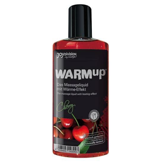 ACEITE DE MASAJE EFECTO CALOR CEREZA - Cosmética Erótica con sabores - Sex Shop ARTICULOS EROTICOS