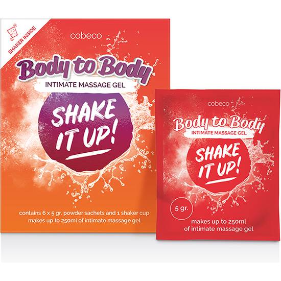 SHAKE IT UP 30GR - POLVO PARA ACEITE DE MASAJE - Cosmética Erótica con sabores - Sex Shop ARTICULOS EROTICOS