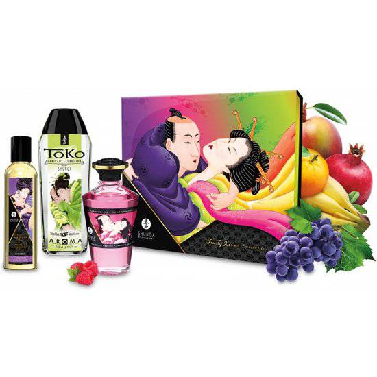 KIT SHUNGA FRUITY KISSES COLLECTION - Cosmética Erótica kit - Sex Shop ARTICULOS EROTICOS