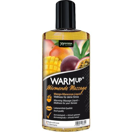 ACEITE DE MASAJE EFECTO CALOR MANGO + MARACUYA 150ML - Cosmética Erótica con Efecto Calor - Sex Shop ARTICULOS EROTICOS