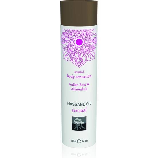 ACEITE DE MASAJE SENSUAL - ROSA INDIA Y ALMENDRA 100ML - Cosmetica Erótica Aceites Aromáticos - Sex Shop ARTICULOS EROTICOS
