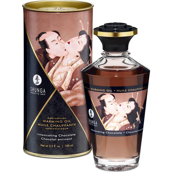 ACEITE EFECTO CALOR CHOCOLATE 100ML - Cosmética Erótica con sabores - Sex Shop ARTICULOS EROTICOS