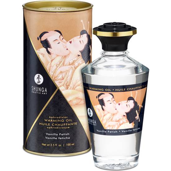 ACEITE EFECTO CALOR VAINILLA 100ML - Cosmética Erótica con sabores - Sex Shop ARTICULOS EROTICOS