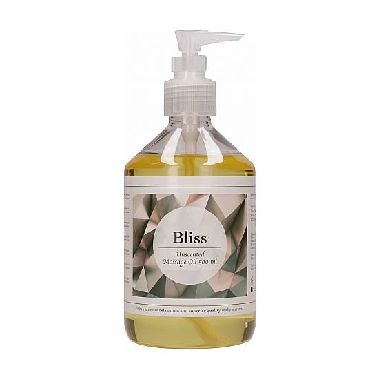 BLISS ACEITE DE MASAJE SIN PERFUME 500ML - Cosmética Erótica Natural - Sex Shop ARTICULOS EROTICOS