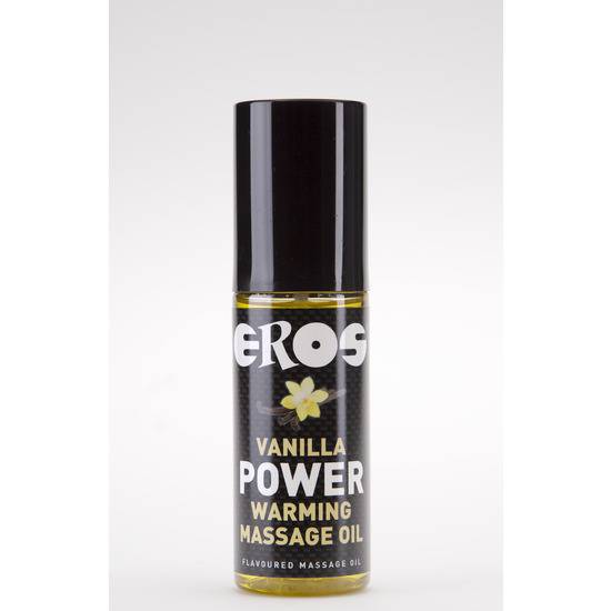 EROS VANILLA POWER WARMING MASSAGE OIL 100ML - Cosmética Erótica con Efecto Calor - Sex Shop ARTICULOS EROTICOS