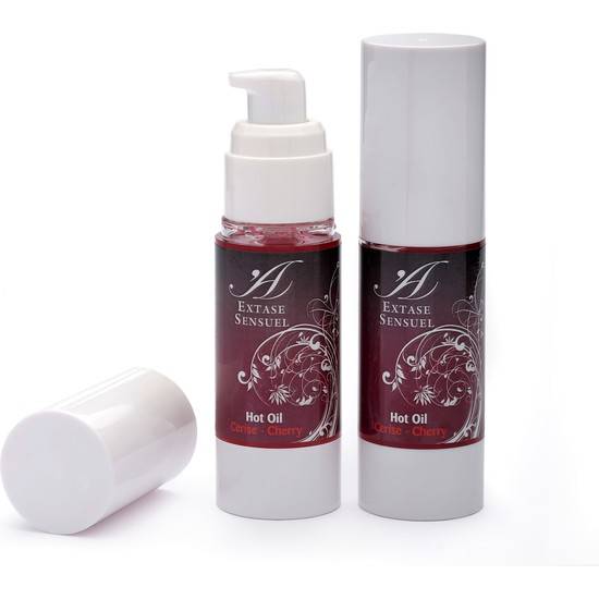 EXTASE SENSUEL ACEITE ESTIMULANTE CEREZA - Cosmética Erótica con sabores - Sex Shop ARTICULOS EROTICOS