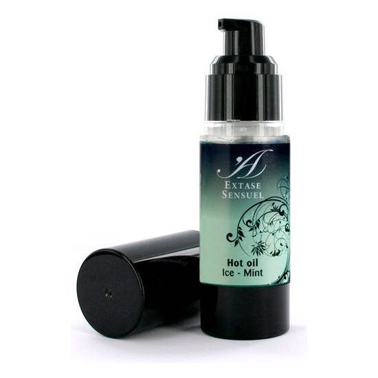 EXTASE SENSUEL ACEITE ESTIMULANTE MENTA-EUCALIPTO - Cosmética Erótica con sabores - Sex Shop ARTICULOS EROTICOS