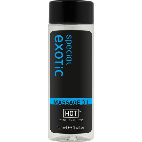 HOT ACEITE DE MASAJE EXOTICO 100 ML - Cosmetica Erótica Aceites Aromáticos - Sex Shop ARTICULOS EROTICOS