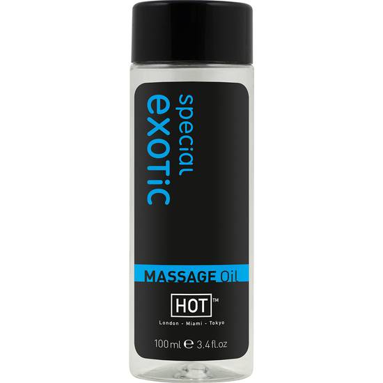 HOT ACEITE DE MASAJE EXOTICO 100 ML - Cosmetica Erótica Aceites Aromáticos - Sex Shop ARTICULOS EROTICOS