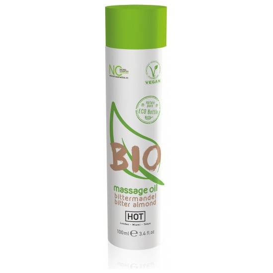 HOT BIO ACEITE DE MASAJE ALMENDRA 100ML - Cosmetica Erótica Aceites Aromáticos - Sex Shop ARTICULOS EROTICOS