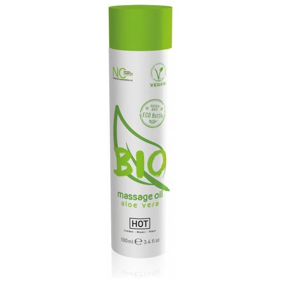 HOT BIO ACEITE DE MASAJE ALOE VERA 100ML - Cosmetica Erótica Aceites Aromáticos - Sex Shop ARTICULOS EROTICOS