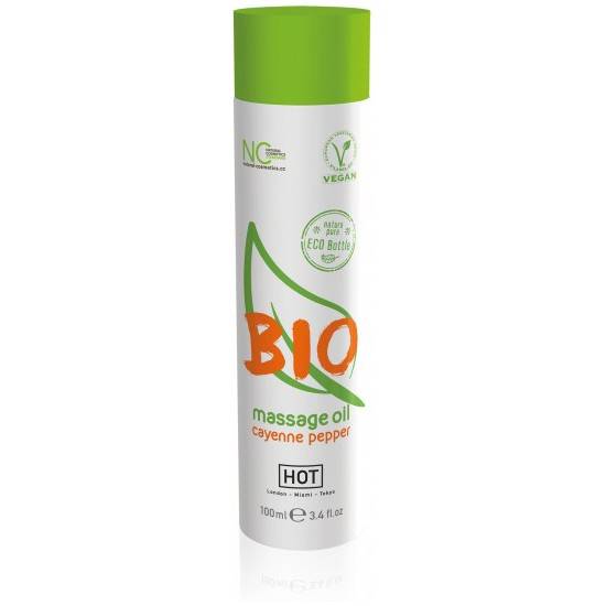 HOT BIO ACEITE DE MASAJE CANELA 100ML - Cosmetica Erótica Aceites Aromáticos - Sex Shop ARTICULOS EROTICOS
