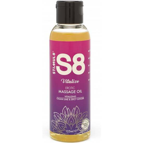 S8 ACEITE DE MASAJE VITALICE: LIMA OMANI Y JENGIBRE PICANTE - 125ML - Cosmética Erótica Cremas Masaje - Sex Shop ARTICULOS EROTICOS