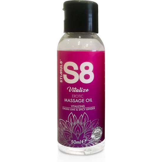 S8 ACEITE DE MASAJE VITALICE: LIMA OMANI Y JENGIBRE PICANTE - 50ML - Cosmética Erótica Cremas Masaje - Sex Shop ARTICULOS EROTICOS