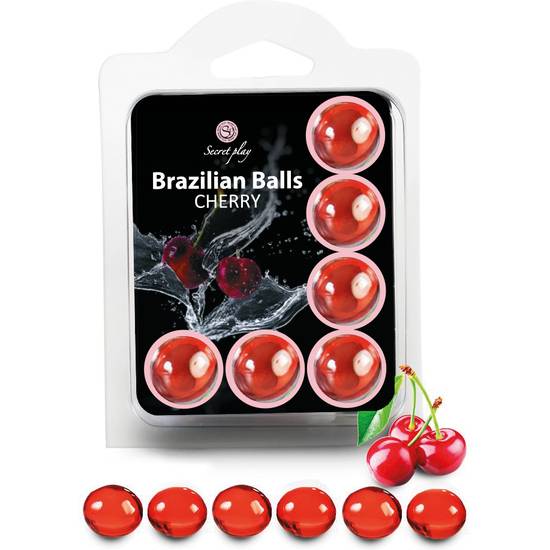 SET 6 BRAZILIAN BALLS CEREZA - Cosmética Erótica Varios - Sex Shop ARTICULOS EROTICOS