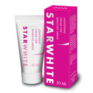 STAR WHITE CREMA ACLARANTE PARA ZONAS SENSIBLES - Cuidado Íntimo Varios - Sex Shop ARTICULOS EROTICOS