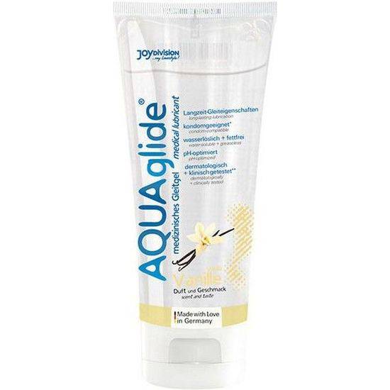 AQUAGLIDE LUBRICANTE SABORES VAINILLA 100ML - Cosmética Erótica con sabores - Sex Shop ARTICULOS EROTICOS