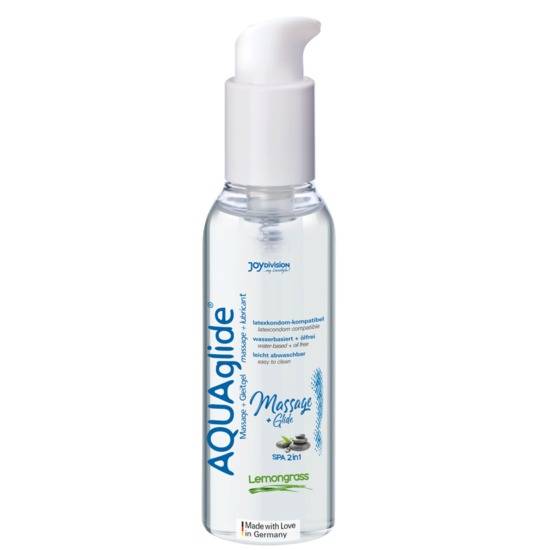 AQUAGLIDE MASSAGE + GLIDE LEMONGRASS, 200 ML - Cosmética Erótica Varios - Sex Shop ARTICULOS EROTICOS
