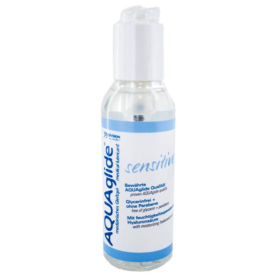 AQUAGLIDE SENSITIVE LUBRICANTE 125 ML - Cosmética Erótica Natural - Sex Shop ARTICULOS EROTICOS