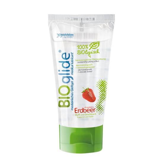 BIOGLIDE LUBRICANTE SABOR FRESA 80 ML - Cosmética Erótica con sabores - Sex Shop ARTICULOS EROTICOS