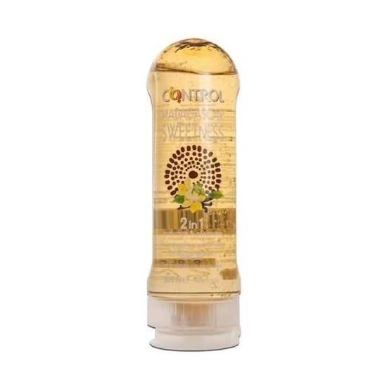 CONTROL MADAGASCAR SWEETNESS GEL DE MASAJE EFECTO CALOR 200ML - Cosmética Erótica con Efecto Calor - Sex Shop ARTICULOS EROTICOS