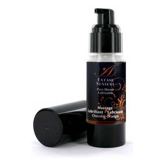 EXTASE SENSUEL LUBRICANTE CHOCOLATE Y NARANJA - Cosmetica Erótica Aceites Aromáticos - Sex Shop ARTICULOS EROTICOS