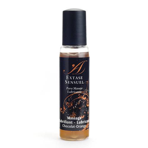 EXTASE SENSUEL LUBRICANTE CHOCOLATE Y NARANJA DE VIAJE - Cosmetica Erótica Aceites Aromáticos - Sex Shop ARTICULOS EROTICOS