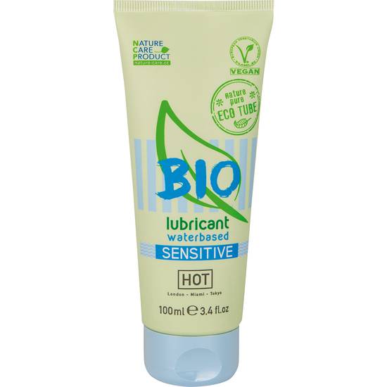 HOT BIO LUBRICANTE SENSITIVE 100 ML - Cosmética Erótica con Base de Agua - Sex Shop ARTICULOS EROTICOS