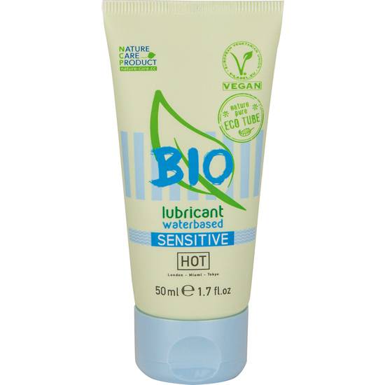 HOT BIO LUBRICANTE SENSITIVE 50 ML - Cosmética Erótica con Base de Agua - Sex Shop ARTICULOS EROTICOS