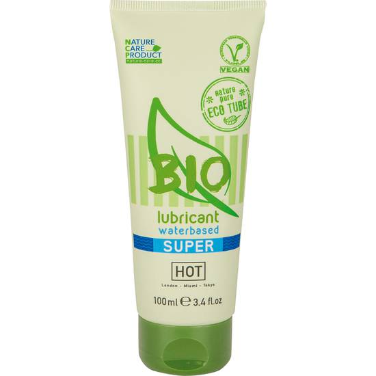 HOT BIO LUBRICANTE SUPER 100 ML - Cosmética Erótica con Base de Agua - Sex Shop ARTICULOS EROTICOS