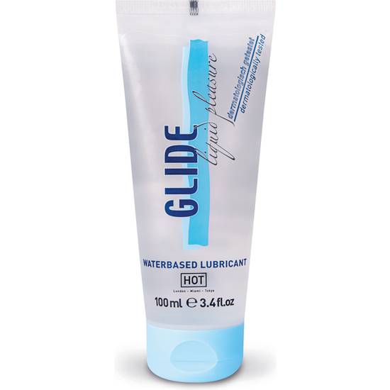 HOT GLIDE LUBRICANTE BASE DE AGUA 100 ML - Cosmética Erótica con Base de Agua - Sex Shop ARTICULOS EROTICOS