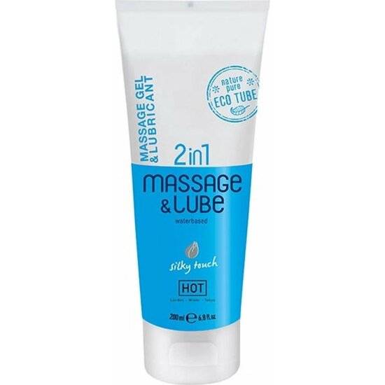 HOT MASSAGE & GLIDE GEL 2IN1 SILKY TOUCH 200ML - Cosmética Erótica con Efecto Calor - Sex Shop ARTICULOS EROTICOS