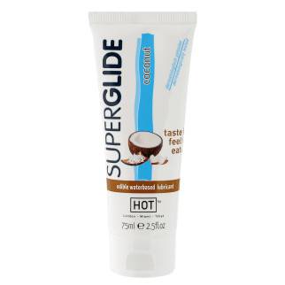 HOT SUPERGLIDE LUBRICANTE COMESTIBLE COCO - Cosmética Erótica con sabores - Sex Shop ARTICULOS EROTICOS