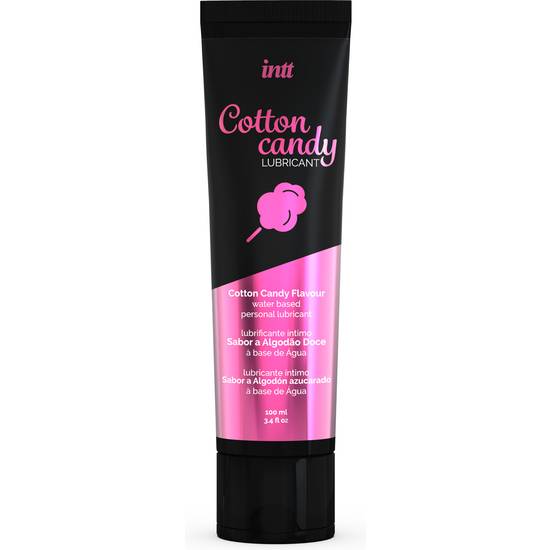 INTT LUBRICANTE BASE DE AGUA ALGODÓN DE AZÚCAR - 100ML - Cosmética Erótica con Base de Agua - Sex Shop ARTICULOS EROTICOS