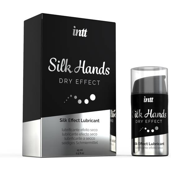 INTT SILK HANDS LUBRICANTE SILICONA 15ML - Cosmética Erótica con Base de Silicona - Sex Shop ARTICULOS EROTICOS