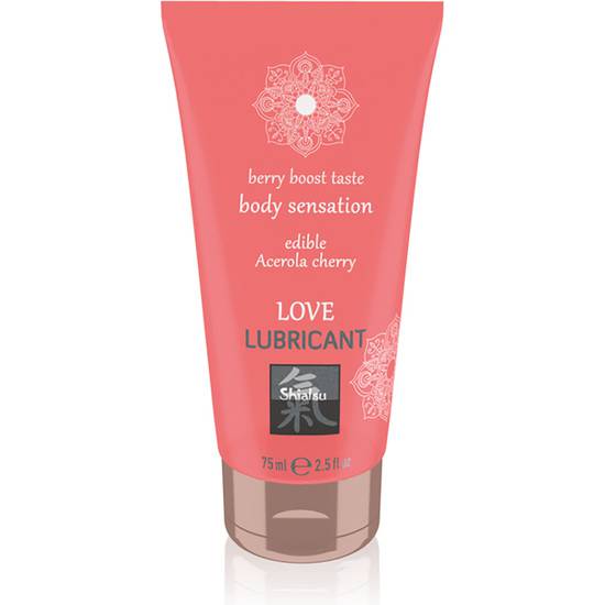 LOVE LUBRICANTE COMESTIBLE CEREZA 75ML - Cosmetica Erótica Aceites Aromáticos - Sex Shop ARTICULOS EROTICOS