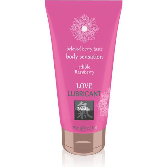 LOVE LUBRICANTE COMESTIBLE FRAMBUESA 75ML - Cosmetica Erótica Aceites Aromáticos - Sex Shop ARTICULOS EROTICOS