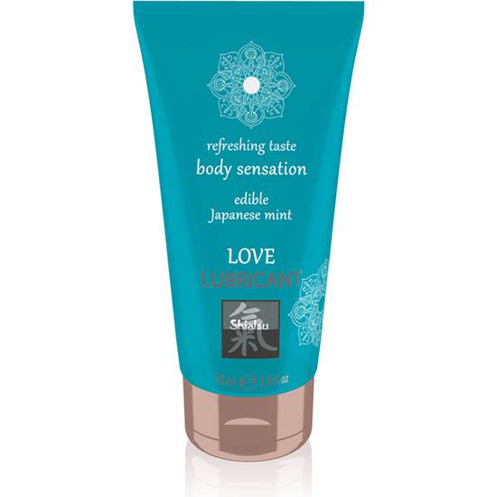 LOVE LUBRICANTE COMESTIBLE MENTA JAPONESA 75ML - Cosmetica Erótica Aceites Aromáticos - Sex Shop ARTICULOS EROTICOS